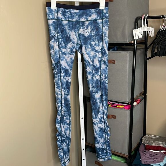 Lululemon Speed Tight All sz 6 Sea Side Silver Fox Alberta Lake Naval Blue 6059 - Picture 1 of 10